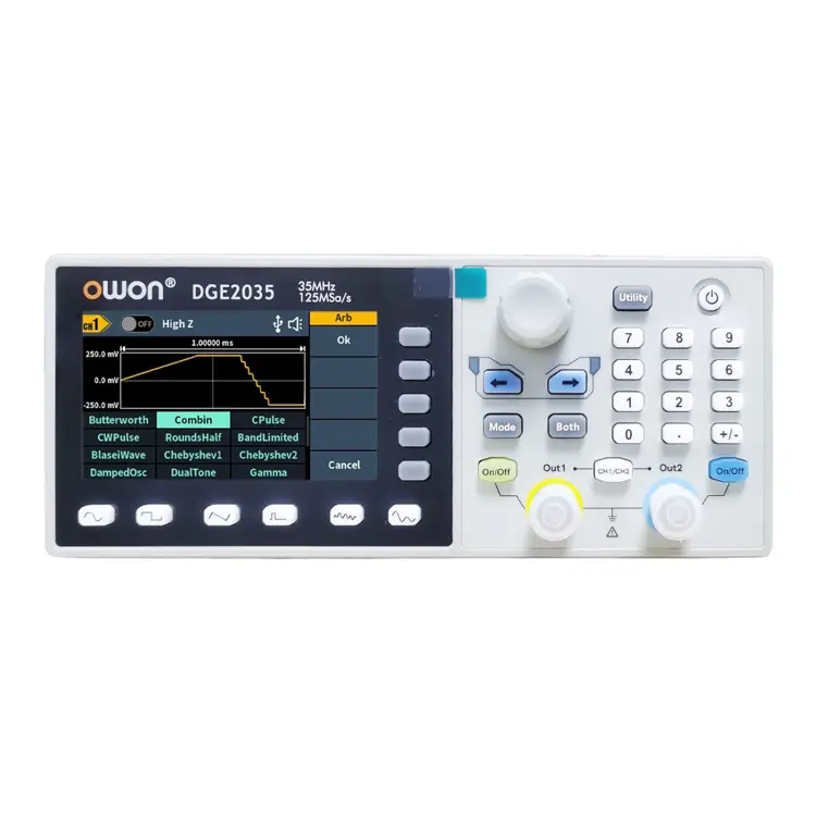سوئیپ فانکشن ژنراتور آربیتریری 35 مگاهرتز 2 کانال مدل DGE2035 ساخت کمپانی OWON